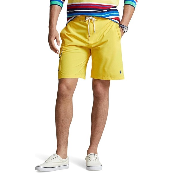 Polo Ralph Lauren Other - Polo Ralph Lauren Men's 8.5 Inch Kailua Classic Fit Swim Trunks Yellow Shorts XL